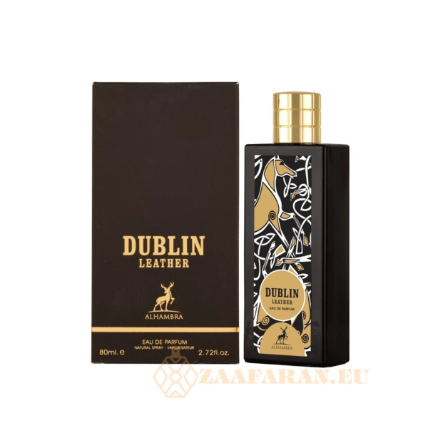 (plu00731) - Eau de Parfum Dublin Leather, Maison Alhambra, Unisex - 80ml - Image 3