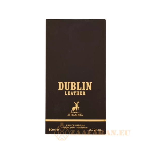 (plu00731) - Eau de Parfum Dublin Leather, Maison Alhambra, Unisex - 80ml - Image 4