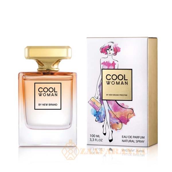 (plu05232) - Eau de Parfum Cool Woman, New Brand Prestige, Women - 100ml - Image 4