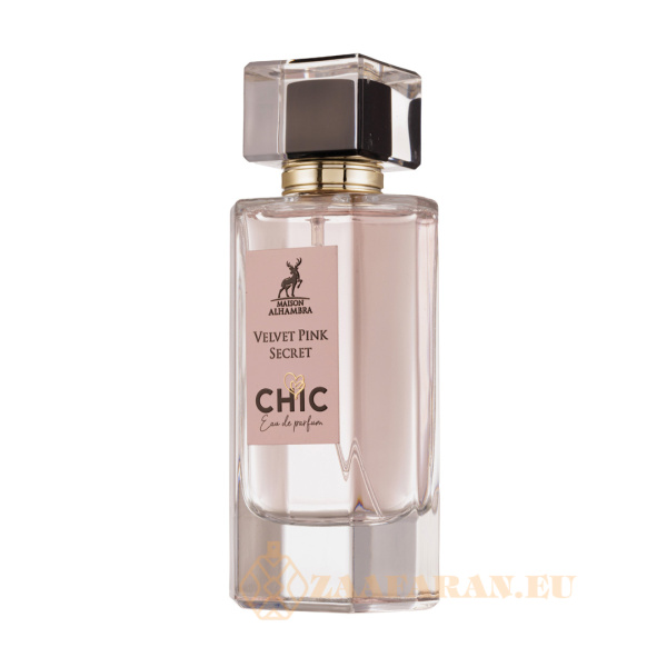 (plu01253) - Eau de Parfum Velvet Pink Secret Chic, Maison Alhambra, Women - 100ml - Image 2