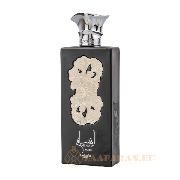 (plu01190) - Eau de Parfum Ansaam Silver, Lattafa, Unisex - 100ml - Image 2