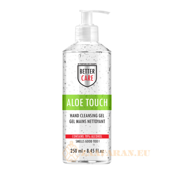 (plu05313) - Hand Sanitizer Gel, Aloe Scented, Alcohol-Based, Better Care - 250ml - Image 2