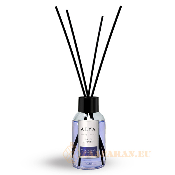 (plu05298) - Room Freshener Violet Bomb, Alya, Reed Diffuser - 100ml - Image 2