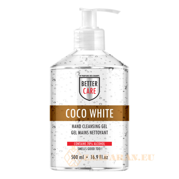 (plu05306) - Hand Sanitizer Gel, Coconut Scented, Alcohol-Based, Better Care - 500ml - Image 2
