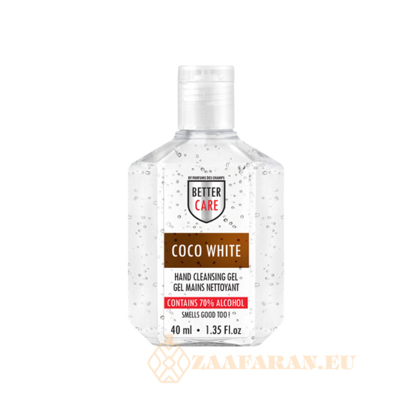 (plu05303) - Hand Sanitizer Gel, Coconut Scented, Alcohol-Based, Better Care - 40ml - Image 2
