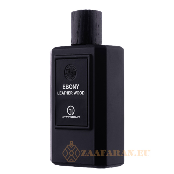(plu00167) - Eau de Parfum Ebony Leather Wood, Grandeur Elite, Men - 100ml - Image 3