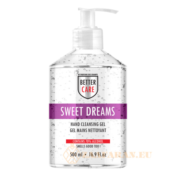 (plu05318) - Hand Sanitizer Gel, Lavander Scented, Alcohol-Based, Better Care - 500ml - Image 2