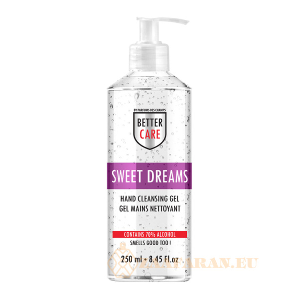 (plu05317) - Hand Sanitizer Gel, Lavander Scented, Alcohol-Based, Better Care - 250ml - Image 2