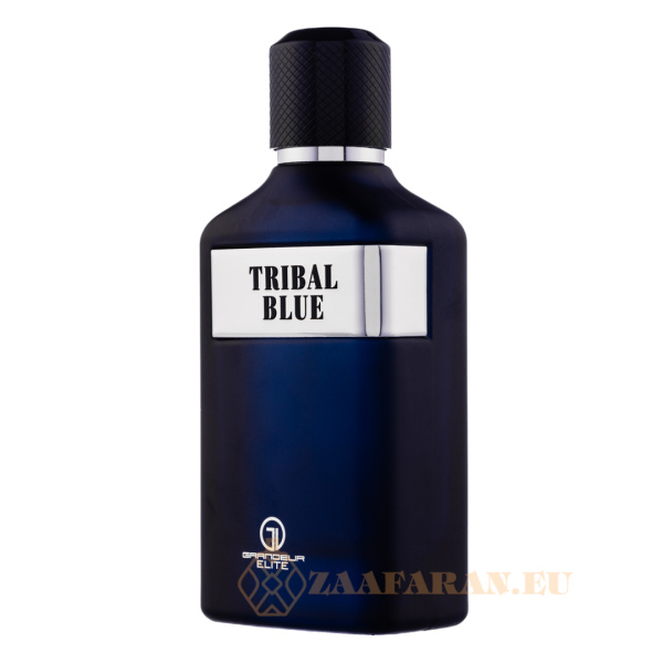 (plu00273) - Eau de Parfum Tribal Blue, Grandeur Elite, Men - 100ml - Image 2