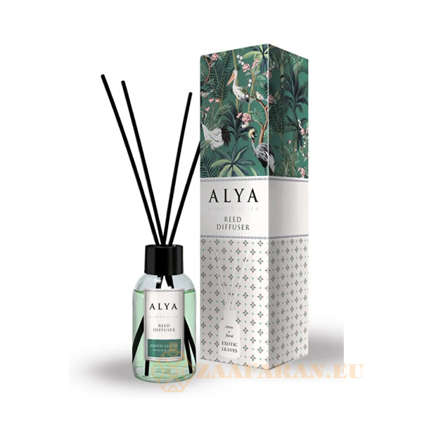 (plu05301) - Room Freshener Exotic Leaves, Alya, Reed Diffuser - 100ml - Image 3