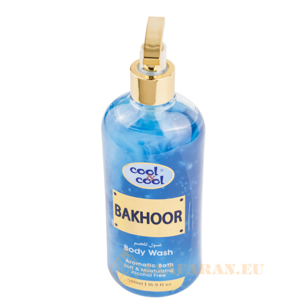 (plu05267) - Body Wash Bakhoor, Cool & Cool, Alcohol Free - 500ml - Image 2