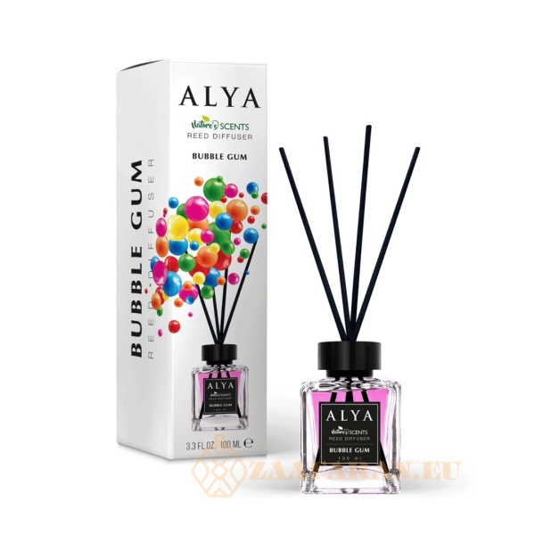 (plu01374) - Room Freshener Bubble Gum, Alya, Reed Diffuser - 100ml - Image 2