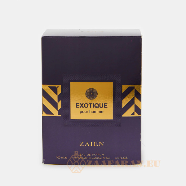 (plu01329) - Eau de Parfum Exotique Pour Homme, Zaien, Men - 100ml - Image 6