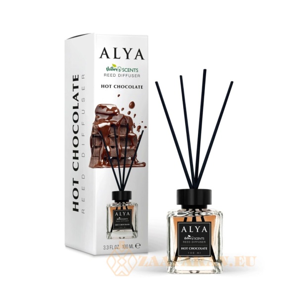 (plu01372) - Room Freshener Hot Chocolate, Alya, Reed Diffuser - 100ml - Image 2