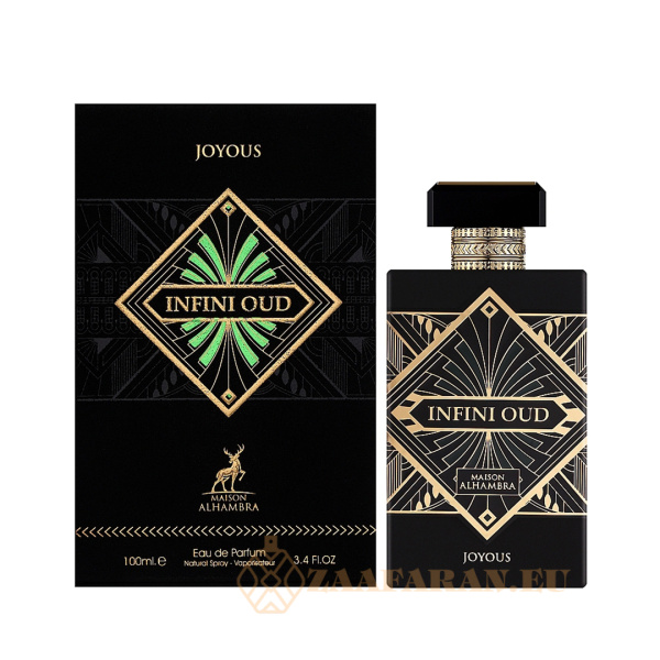 (plu01304) - Eau de Parfum Infini Oud Joyous, Maison Alhambra, Men - 100ml - Image 3