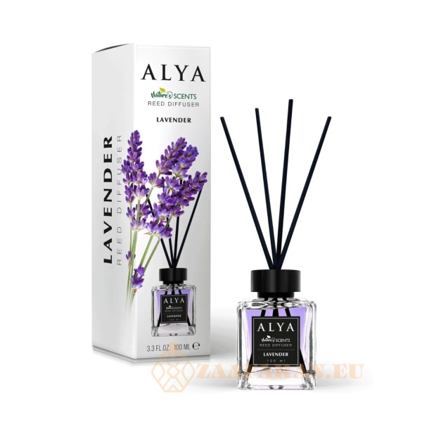 (plu01371) - Room Freshener Lavender, Alya, Reed Diffuser - 100ml - Image 2