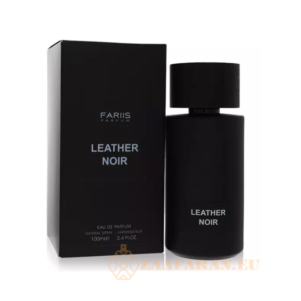 (plu01316) - Eau de Parfum Leather Noir, Fariis, Men - 100ml - Image 4