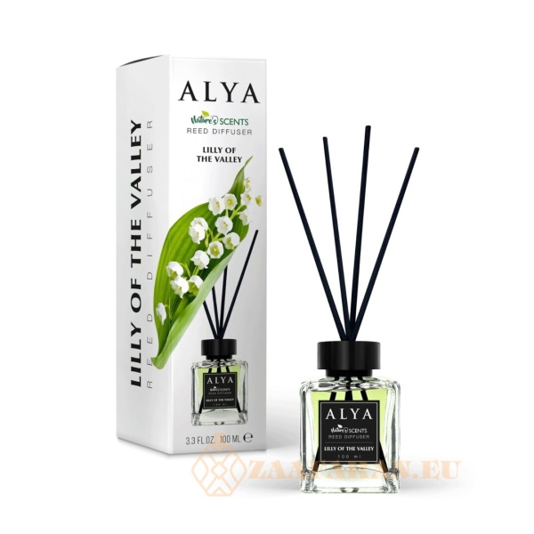 (plu01380) - Room Freshener Lilly of the Valley, Alya, Reed Diffuser - 100ml - Image 2