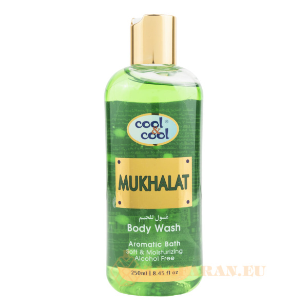 (plu05266) - Body Wash Mukhalat, Cool & Cool, Alcohol Free - 250ml