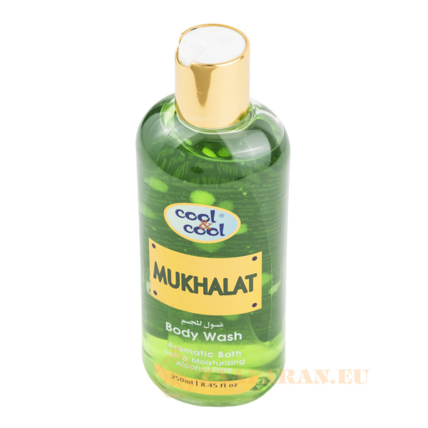 (plu05266) - Body Wash Mukhalat, Cool & Cool, Alcohol Free - 250ml - Image 2