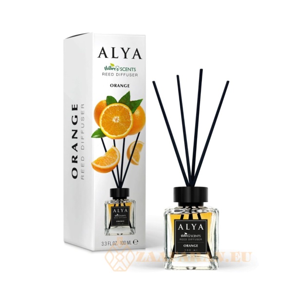 (plu01366) - Room Freshener Orange, Alya, Reed Diffuser - 100ml