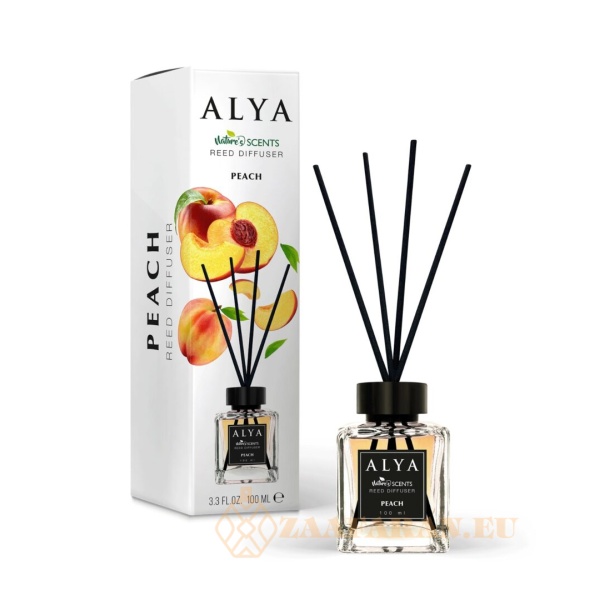 (plu01373) - Room Freshener Peach, Alya, Reed Diffuser - 100ml - Image 2