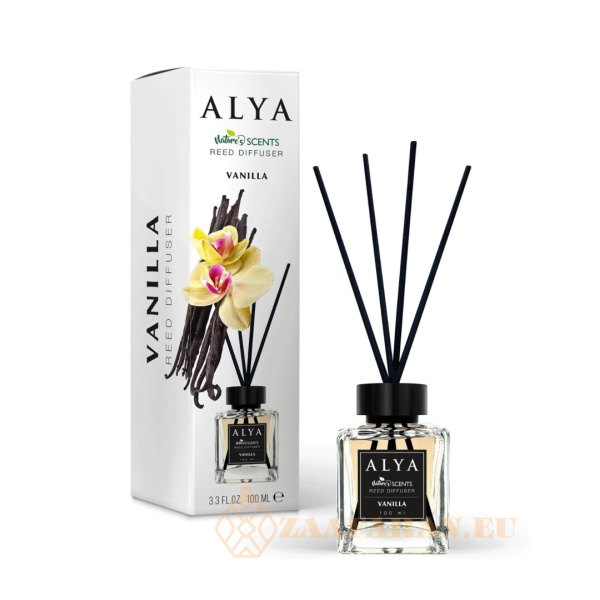 (plu01365) - Room Freshener Vanilla, Alya, Reed Diffuser - 100ml - Image 2