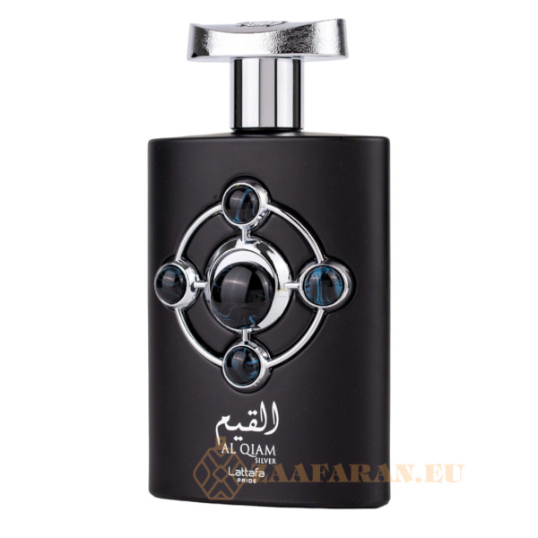 (plu01355) - Eau de Parfum Al Qiam Silver, Lattafa, Unisex - 100ml - Image 2