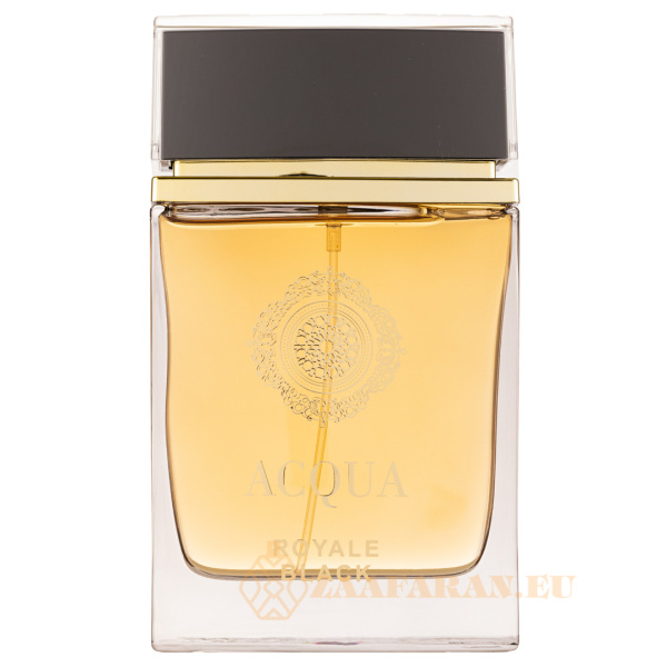 (plu01415) - Eau de Parfum Acqua Royale Black, Fragrance World, Men - 100ml
