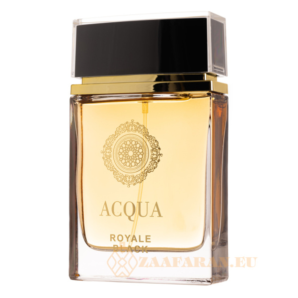 (plu01415) - Eau de Parfum Acqua Royale Black, Fragrance World, Men - 100ml - Image 2