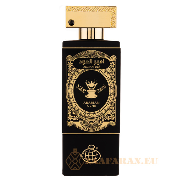 (plu01401) - Eau de Parfum Ameer Al Oud Arabian Noir Vip Original, Fragrance World, Unisex - 80ml