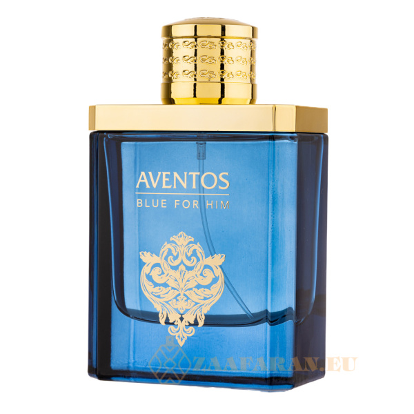 (plu01650) - Eau de Parfum Aventos Blue For Him, Fragrance World, Men - 100ml - Image 2