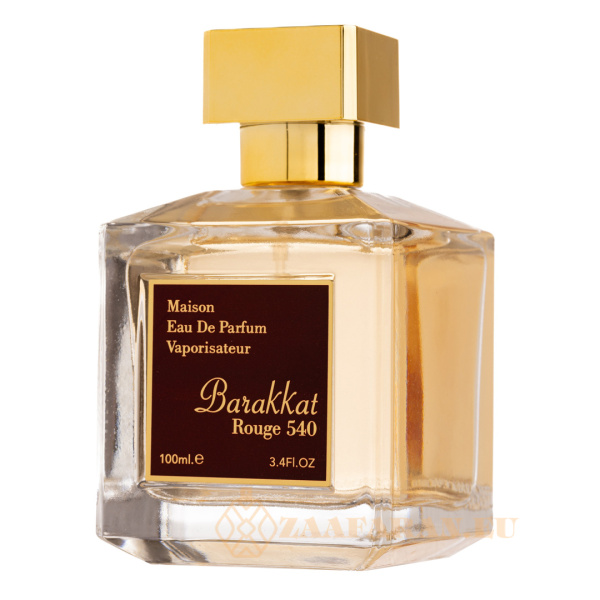 (plu01641) - Eau de Parfum Barakkat Rouge 540, Fragrance World, Unisex - 100ml - Image 2