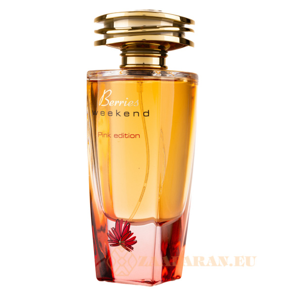 (plu01662) - Eau de Parfum Berries Weekend Pink Edition, Fragrance World, Women - 100ml - Image 2