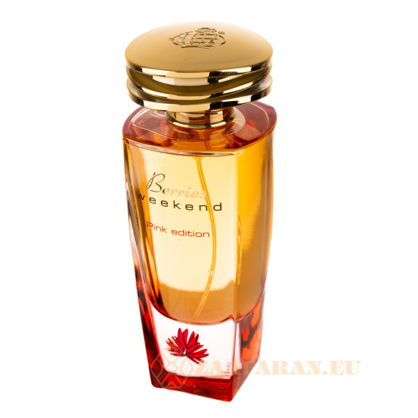 (plu01662) - Eau de Parfum Berries Weekend Pink Edition, Fragrance World, Women - 100ml - Image 3