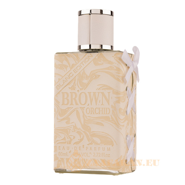 (plu01551) - Eau de Parfum Brown Orchid Blanc Edition, Fragrance World, Unisex - 80ml - Image 2