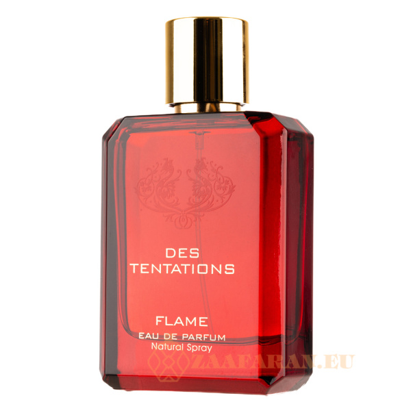 (plu01484) - Eau de Parfum Des Tentations Flame, Fragrance World, Women - 100ml - Image 2