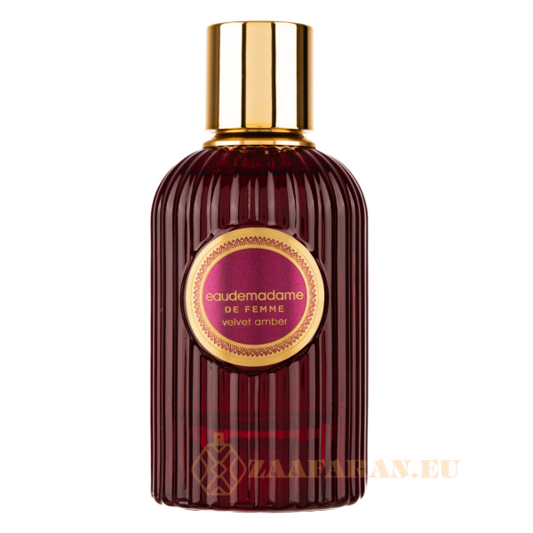 (plu01513) - Eau de Parfum Eaudemadame De Femme Velvet Amber, Fragrance World, Women - 90ml