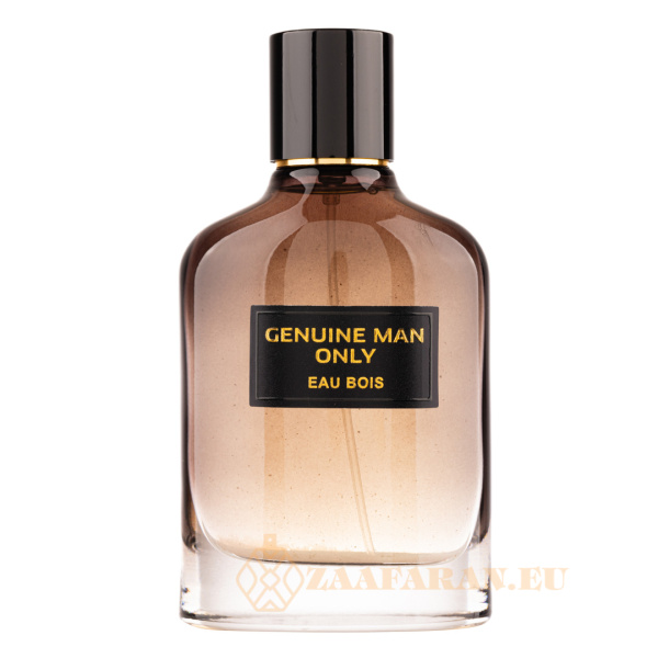 (plu01461) - Eau de Parfum Genuine Man Only Eau Bois, Fragrance World, Men - 100ml