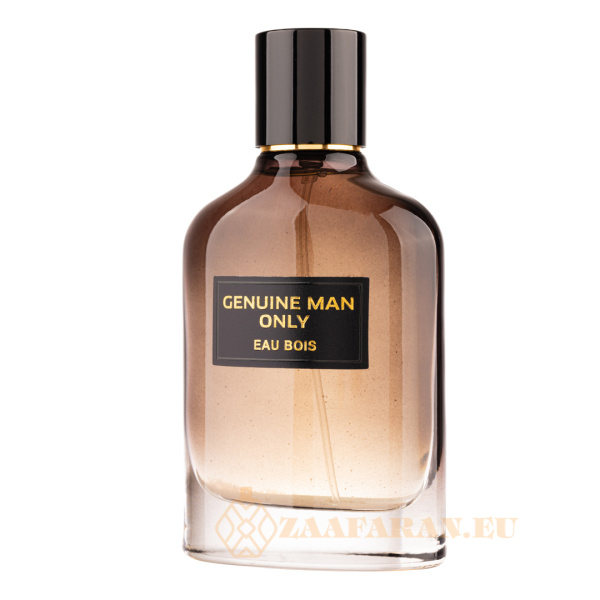 (plu01461) - Eau de Parfum Genuine Man Only Eau Bois, Fragrance World, Men - 100ml - Image 2