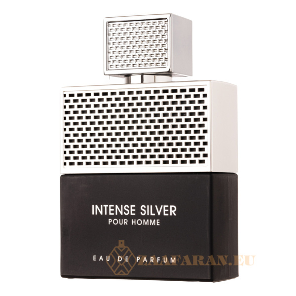(plu01604) - Eau De Parfum Intense Silver Pour Homme, French Avenue, Men - 100ml - Image 2