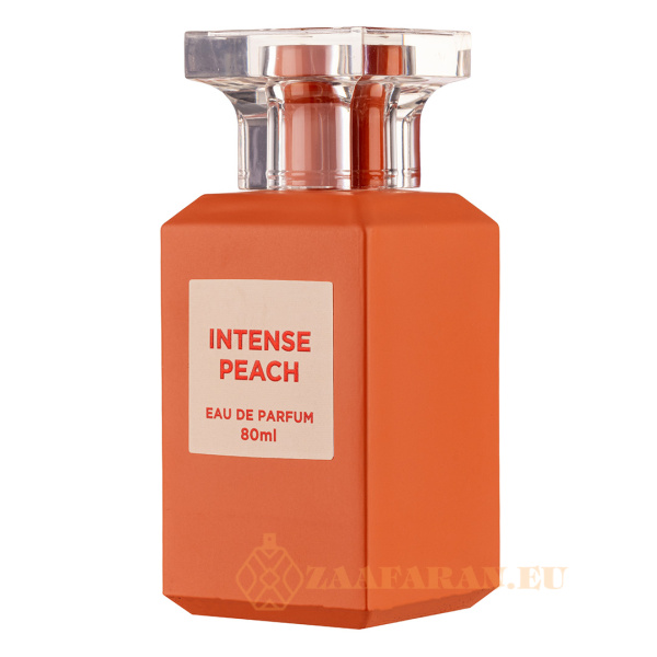 (plu01426) - Eau de Parfum Intense Peach, Fragrance World, Unisex - 80ml - Image 2