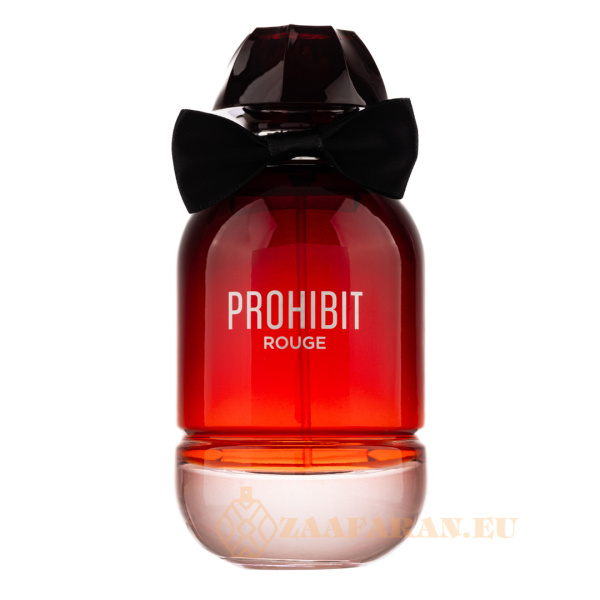(plu01554) - Eau de Parfum Prohibit Rouge, Fragrance World, Women - 100ml