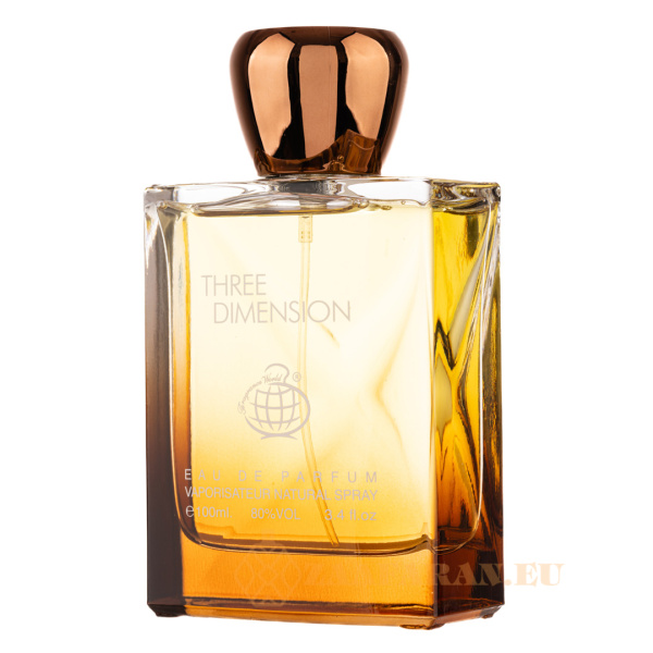 (plu01584) - Eau de Parfum Three Dimension, Fragrance World, Men - 100ml - Image 2