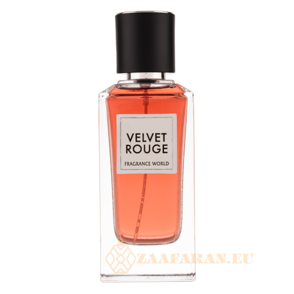 (plu01477) - Eau de Parfum Velvet Rouge, Fragrance World, Unisex - 100ml