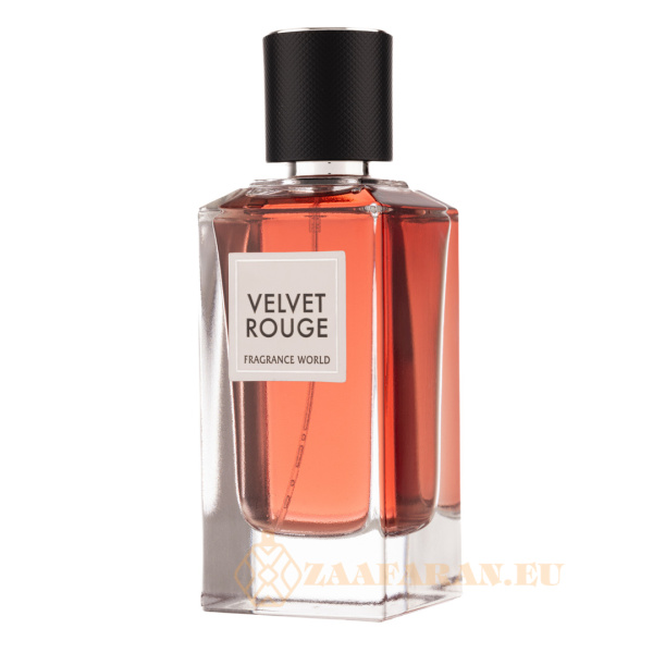 (plu01477) - Eau de Parfum Velvet Rouge, Fragrance World, Unisex - 100ml - Image 2