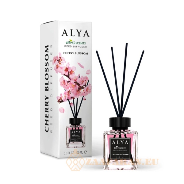 (plu01386) - Room Freshener Cherry Blossom, Alya, Reed Diffuser - 100ml - Image 2