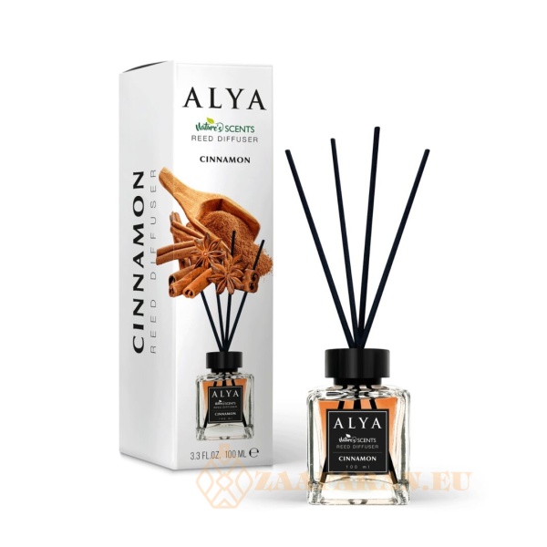(plu01392) - Room Freshener Cinnamon, Alya, Reed Diffuser - 100ml - Image 2