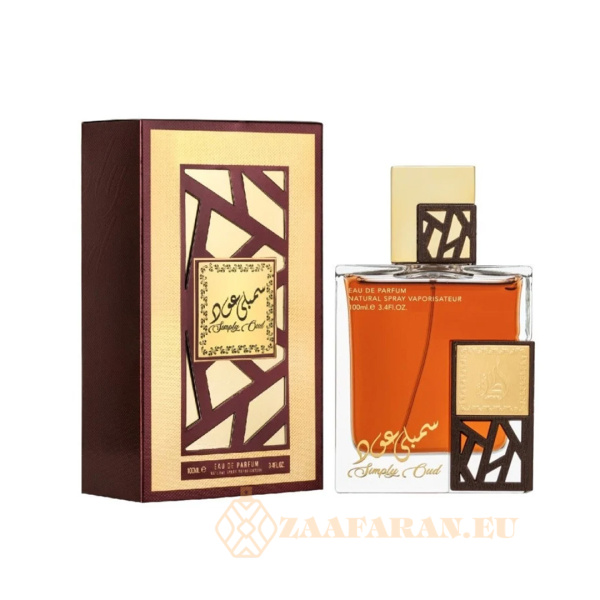 (plu00737) - Eau de Parfum Simply Oud, Lattafa, Men - 100ml - Image 4