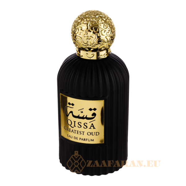 (plu00969) - Eau de Parfum Qissa Greatest Oud, Wadi Al Khaleej, Unisex - 100ml - Image 2